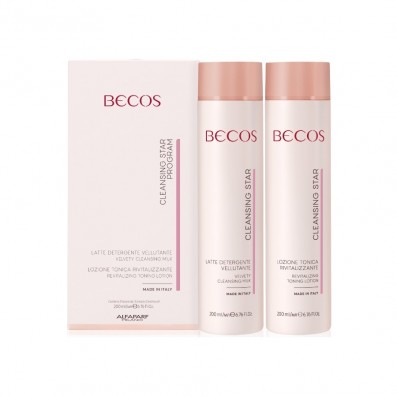 CLEANSING STAR PROGRAM - Lait Démaquillant Velouté 200 ml + Lotion Tonique Revitalisante 200 ml 